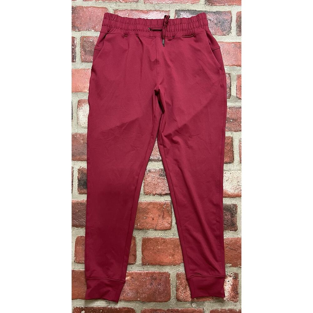Barbell Apparel Contour Joggers Athletic Pants Berry Red Womens Size Medium NWT